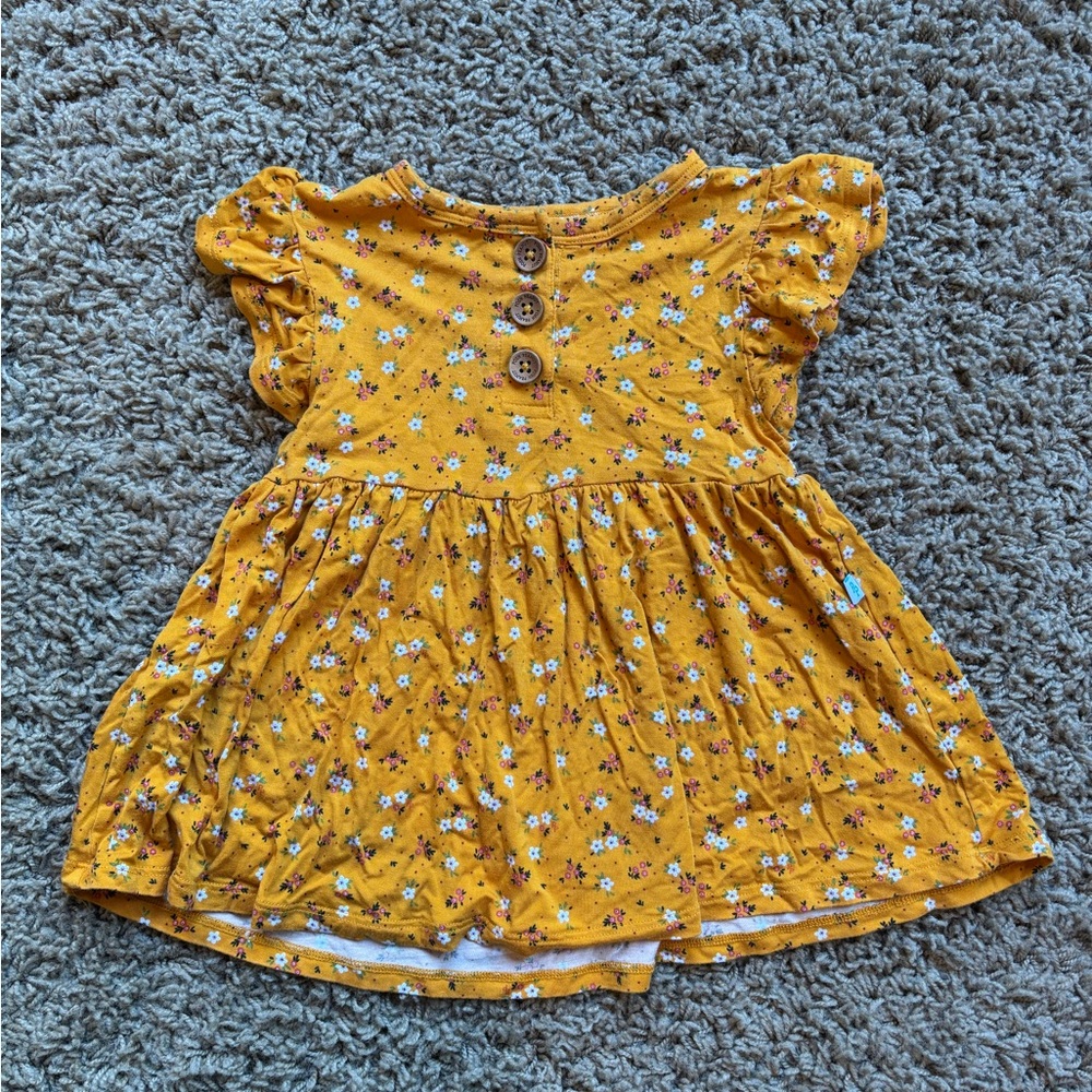 Posh Peanut Mustard Floral Shirt